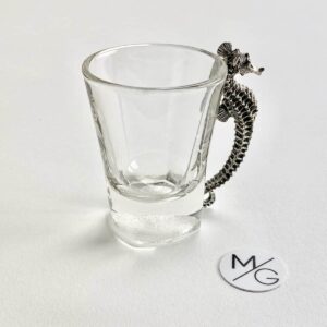 Espresso Shot Glass with Stainless Handle